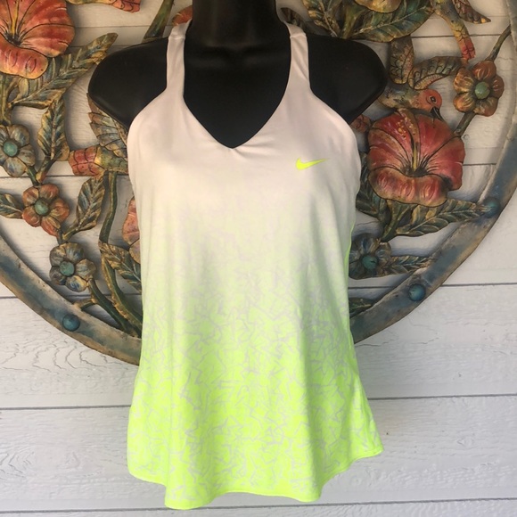 Nike dri fit athletic ombré racerback tank top. - Picture 1 of 4